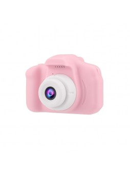 PROOCAM X2000P Children Kid Mini Cute Digital Camera 2.0 Inch Toys Photo Picture Camera Camcorder Pink